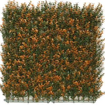 Kunsthecken-Paneel | Buxus orange 50x50 cm UV 2 Kunsthecken-Paneel | Buxus orange 50x50 cm UV – Bild 2