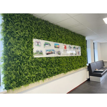 Kunsthecken-Paneel | Farn/Konifere 50x50 cm 5 Kunsthecken-Paneel | Farn/Konifere 50x50 cm – Bild 5