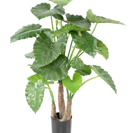 Künstliche Alocasia Calidora, ca. 120cm hoch, grün