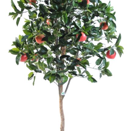 Künstlicher Apfelbaum, ca. 180cm hoch, grün-rot