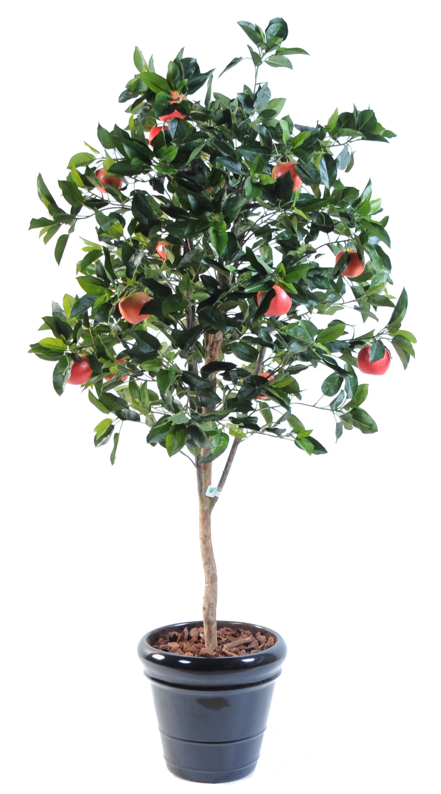 Künstlicher Apfelbaum, ca. 180cm hoch, grün-rot 1 Künstlicher Apfelbaum, ca. 180cm hoch, grün-rot