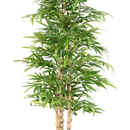 Künstlicher Bambus Buddha, ca. 190cm hoch, grün