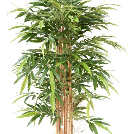 Künstlicher Bambusstrauch, ca. 155cm hoch, grün