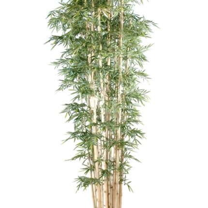 Künstlicher Riesenbambus, ca. 510cm hoch, grün
