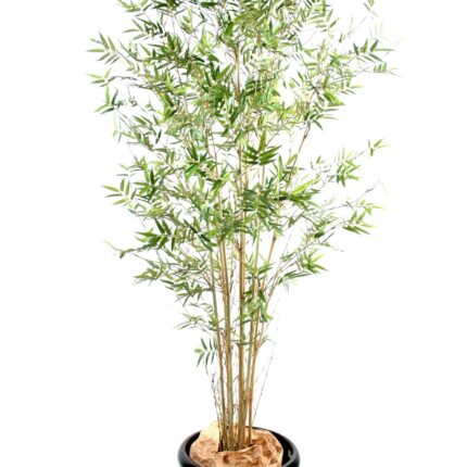 Künstlicher Orientalischer Bambus, ca. 110cm hoch, grün