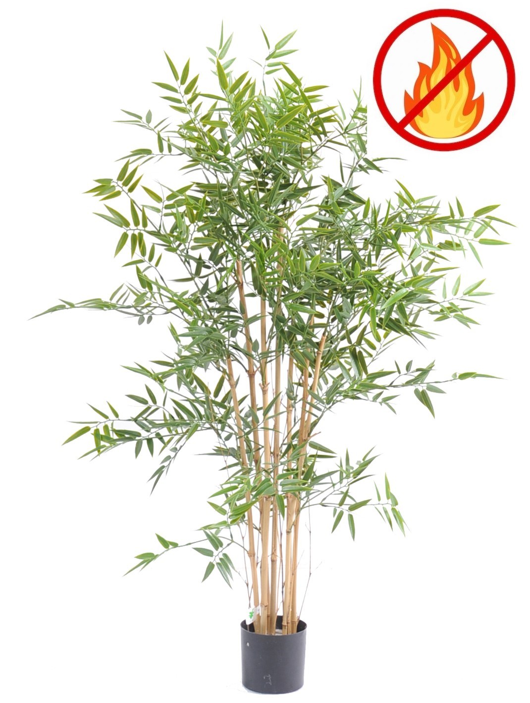 Künstlicher Japanischer Bambus, ca 120cm - UV-Beständig, grün 1 Künstlicher Japanischer Bambus, ca 120cm - UV-Beständig, grün