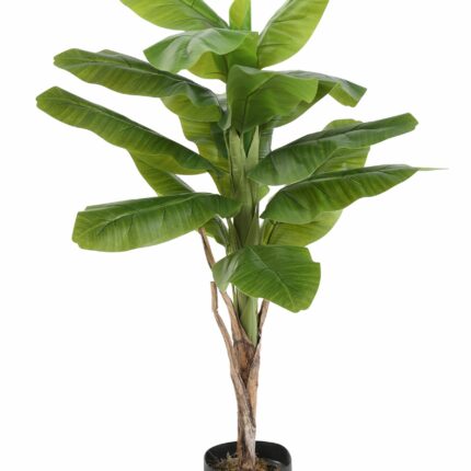 Künstlicher Bananenbaum, ca. 120cm, grün