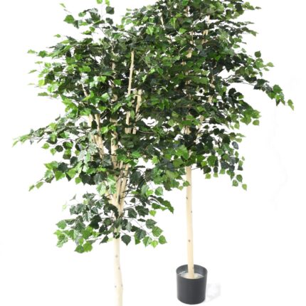 Künstliche Birke, ca. 210cm hoch, grün