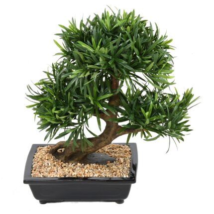 Künstlicher Podocarpus, ca. 50cm hoch, grün