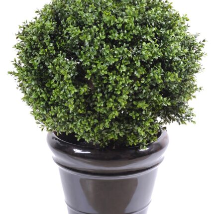 Künstliche Buchsbaumkugel, 72 cm hoch - UV-beständig, pflegeleicht