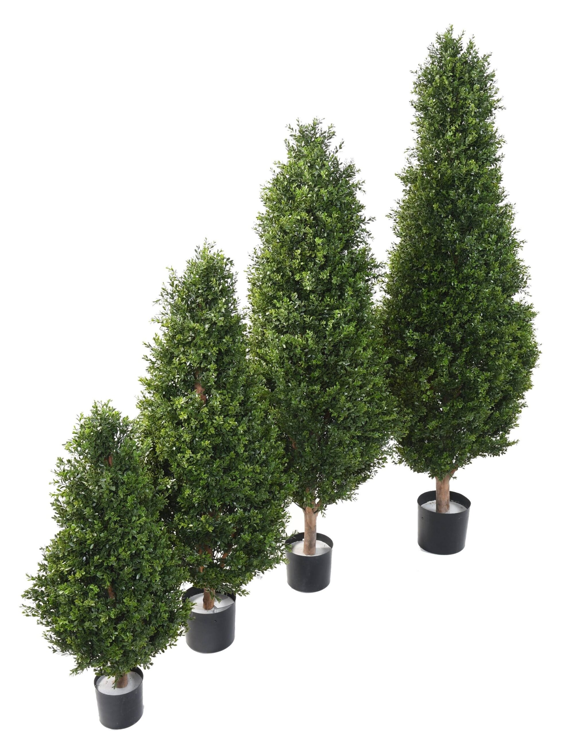 Künstlicher Buchsbaum „Red Day“ – 185 cm, UV-beständig, grün-rot 1 Künstlicher Buchsbaum „Red Day“ – 185 cm, UV-beständig, grün-rot