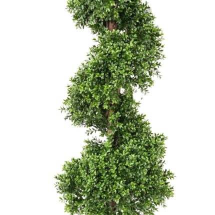 Künstlicher Buchsbaum Spiralform, 140cm, grün, wartungsfrei