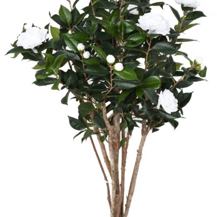 Künstliche Kamelie, ca. 130cm hoch, weiß