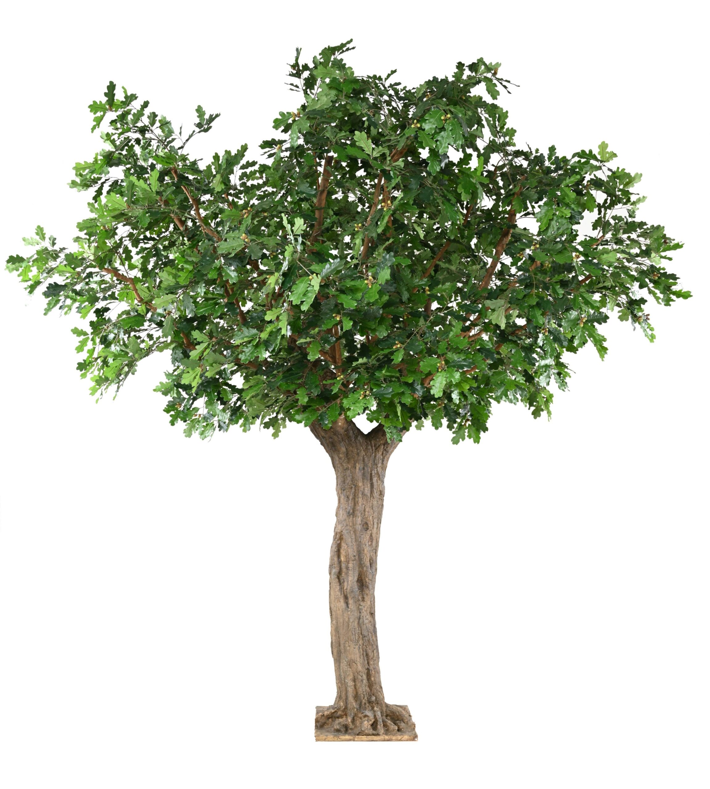 Künstlicher Eichenbaum, ca. 370cm hoch, grün 1 Künstlicher Eichenbaum, ca. 370cm hoch, grün