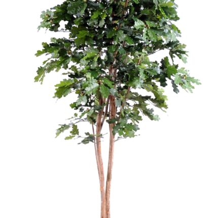 Künstlicher Eichenbaum, ca. 230cm hoch, grün
