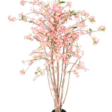 Künstlicher Kirschbaum, ca. 150cm hoch, rosa Blüten