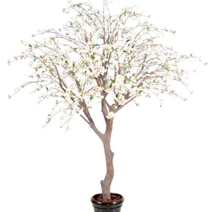 Künstlicher Kirschbaum, ca. 280cm hoch, weiß (Blütenfarbe)