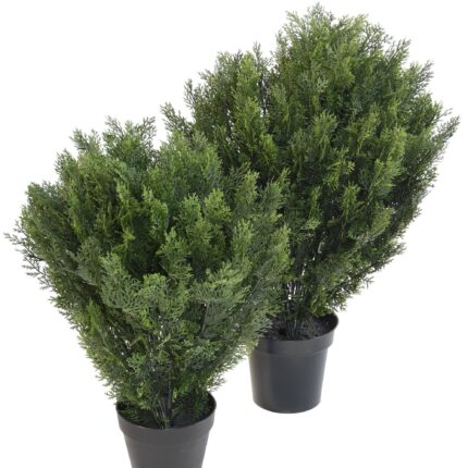 Künstlicher Zypressenbaum, ca. 75cm hoch, grün
