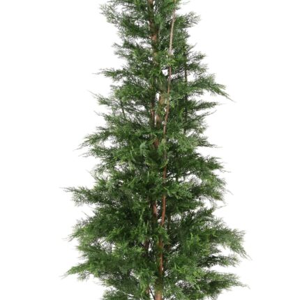Künstlicher Lawson-Zypressenbaum, ca 210cm - UV-Beständig, grün