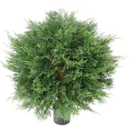 Künstlicher Lawson-Zypressenball, ca 70cm - UV-Beständig, grün