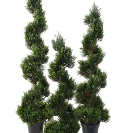 Künstlicher Zypressenbaum, ca. 125cm hoch, grün