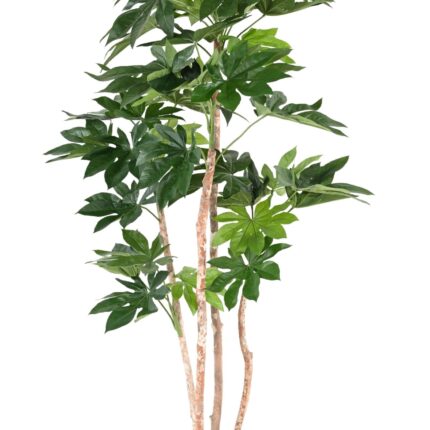 Künstlicher Fatsia Japonica Baum, ca. 180cm hoch, grün