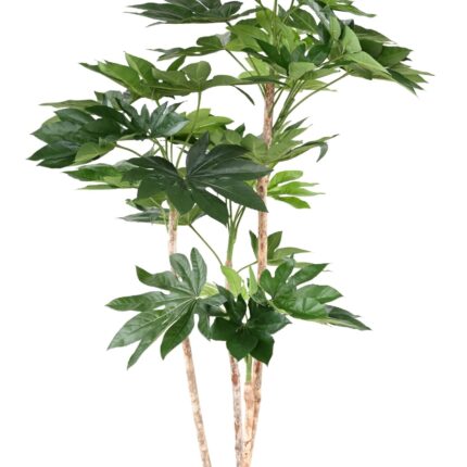 Künstlicher Fatsia Japonica Baum, ca. 150cm hoch, grün
