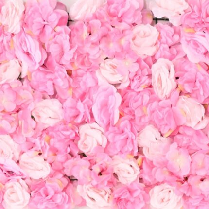 Künstliche Blumenwand, Pink | 40×60cm