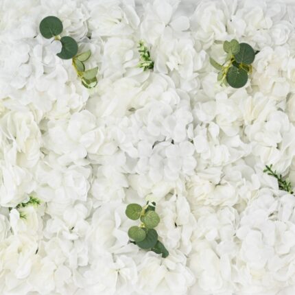 Künstliche Blumenwand, Weiss | 40×60cm