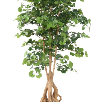 Künstlicher Ginkgo-Baum, ca. 180cm hoch, grün