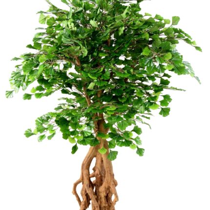 Künstlicher Ginkgo-Baum, ca. 135cm hoch, grün