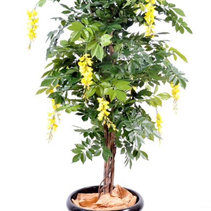 Künstlicher Glyzinienbaum, ca. 180cm hoch, lila