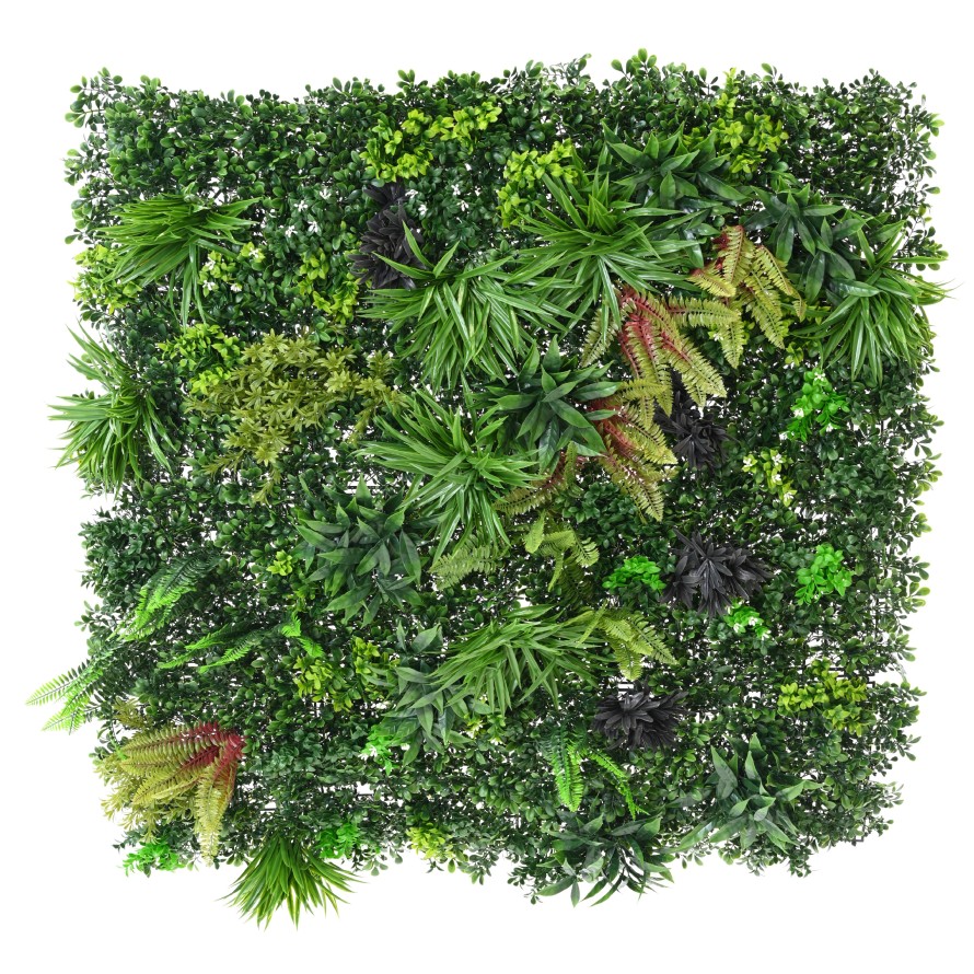 Kunsthecken-Paneel | Pia, 100x100cm - UV-Beständig 1 Kunsthecken-Paneel | Pia, 100x100cm - UV-Beständig