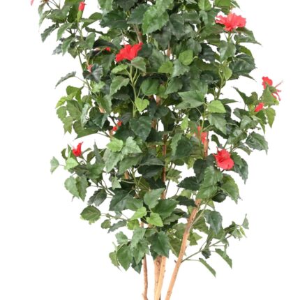 Künstlicher Hibiskus, ca. 150cm hoch, rot