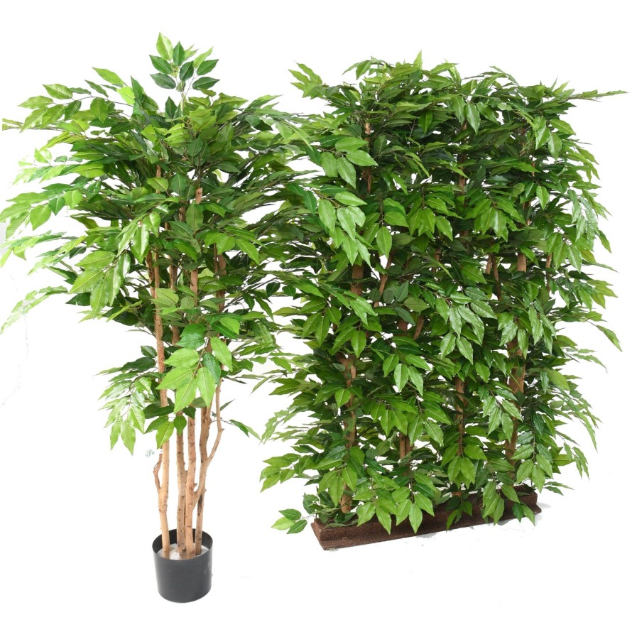 Künstliche Hainbuchenhecke, täuschend echt, ca. 150cm hoch 3 Künstliche Hainbuchenhecke, täuschend echt, ca. 150cm hoch – Bild 3