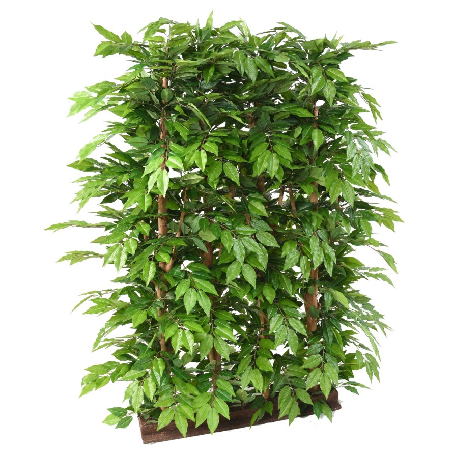 Künstliche Hainbuchenhecke, täuschend echt, ca. 150cm hoch 1 Künstliche Hainbuchenhecke, täuschend echt, ca. 150cm hoch