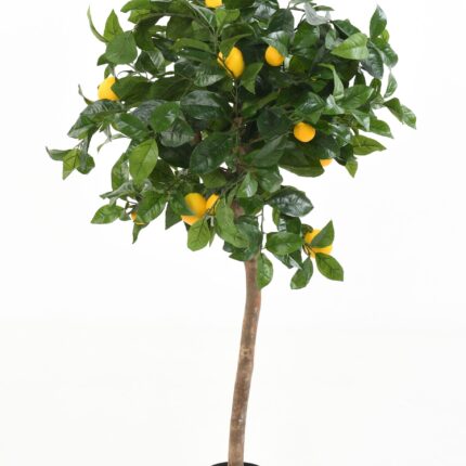 Künstlicher Zitronenbaum, ca. 110cm hoch, gelb