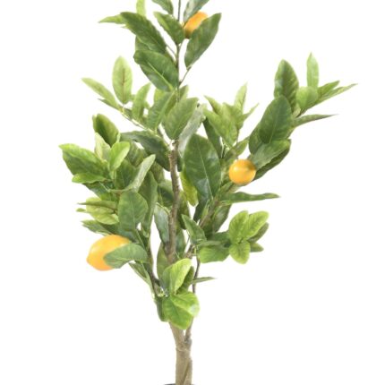 Künstlicher Zitronenbaum, ca. 90cm hoch, gelb