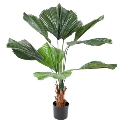 Künstliche Licuala Grandis, ca. 120cm, grün
