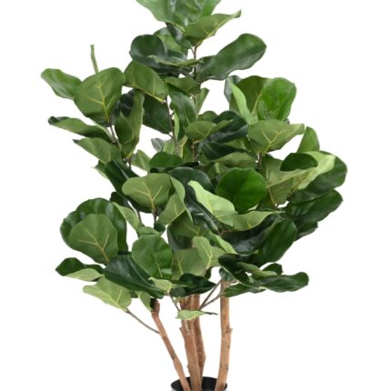 Künstlicher Ficus Lyrata, ca. 105cm hoch, grün