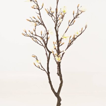 Künstlicher Magnolienbaum, ca. 150cm hoch, weiß