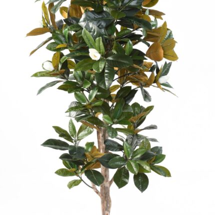 Künstlicher Magnolienbaum, ca. 185cm hoch, weiß