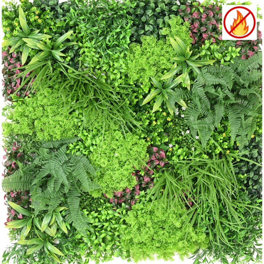 Kunsthecken-Paneel | Kornelius, 100x100cm - Schwer entflammbar nach RF2 / B1 1 Kunsthecken-Paneel | Kornelius, 100x100cm - Schwer entflammbar nach RF2 / B1