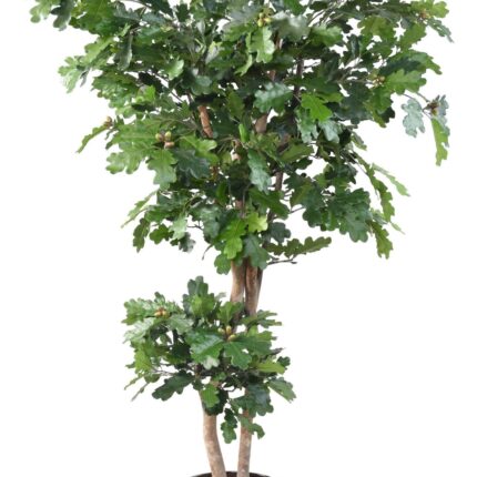Künstlicher Eichenbaum, ca. 180cm hoch, grün