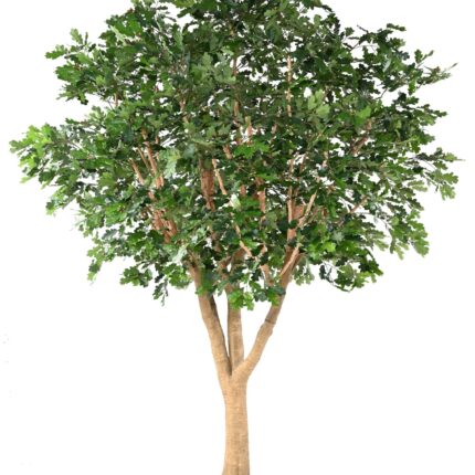 Künstlicher Eichenbaum, ca. 490cm hoch, grün