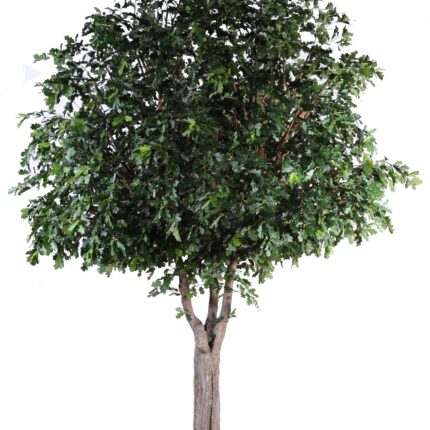 Künstlicher Eichenbaum, ca. 620cm hoch, grün
