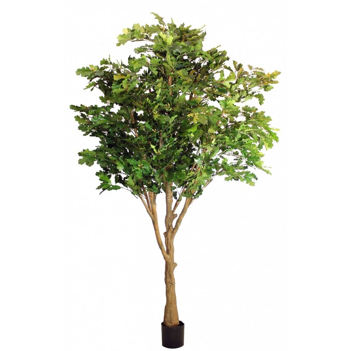 Künstlicher Eichenbaum, ca. 280cm hoch, grün 1 Künstlicher Eichenbaum, ca. 280cm hoch, grün