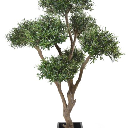 Künstlicher Olivenbaum, ca. 270cm hoch, silbergrün