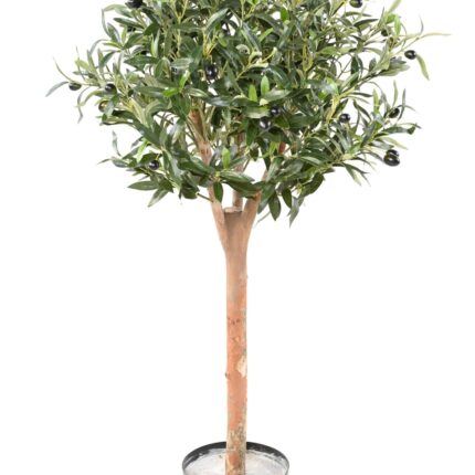 Künstlicher Olivenbaum, ca. 110cm hoch, silbergrün