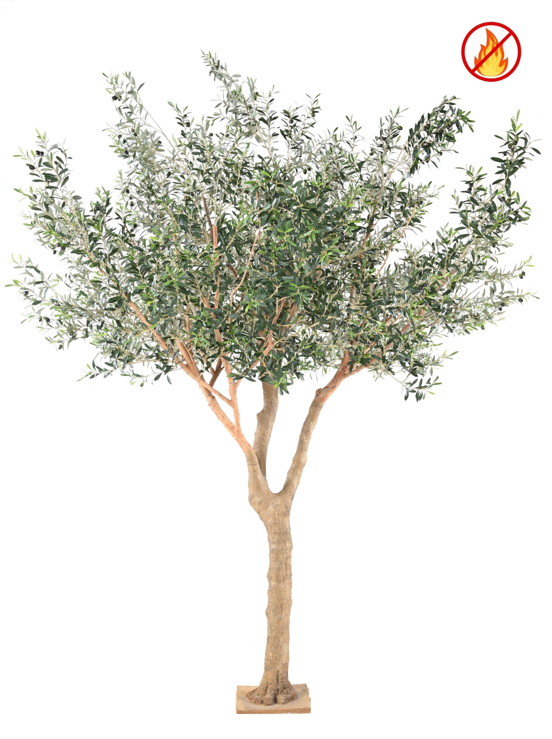 Künstlicher Olivenbaum, ca. 370cm hoch, grün 1 Künstlicher Olivenbaum, ca. 370cm hoch, grün